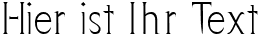 Ihre Vorschau von der Schriftart Vendetta