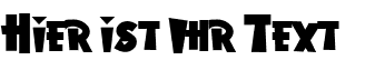 Ihre Vorschau von der Schriftart Hawaiian Punk