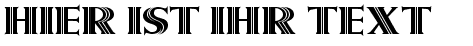 Ihre Vorschau von der Schriftart Metroliner