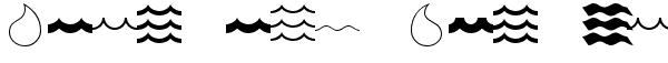 Ihre Vorschau von der Schriftart Mostly Waves