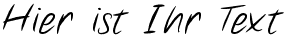 Ihre Vorschau von der Schriftart Note this!