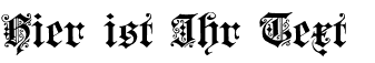 Ihre Vorschau von der Schriftart Dearest