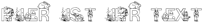 Ihre Vorschau von der Schriftart Alphapix