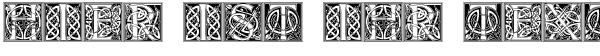 Ihre Vorschau von der Schriftart Celtic Eels