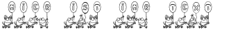 Ihre Vorschau von der Schriftart Hoppy Ribbitday