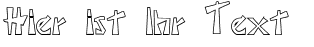 Ihre Vorschau von der Schriftart Japonesa Outline