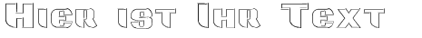 Ihre Vorschau von der Schriftart Grotesca 3D