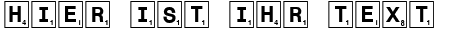 Ihre Vorschau von der Schriftart Tilez