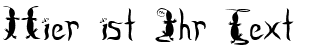 Ihre Vorschau von der Schriftart Lizzard