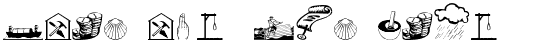 Ihre Vorschau von der Schriftart HistoMap Varia