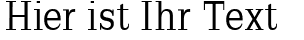 Ihre Vorschau von der Schriftart Slab Romana