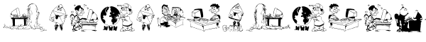 Ihre Vorschau von der Schriftart Webmasters
