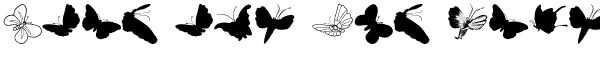 Ihre Vorschau von der Schriftart ButterFly