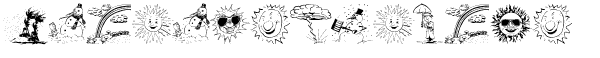 Ihre Vorschau von der Schriftart Meteo Sat