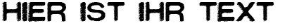 Ihre Vorschau von der Schriftart Oxidisaster