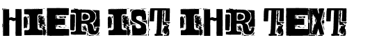 Ihre Vorschau von der Schriftart Body Hunter