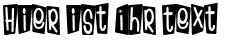 Ihre Vorschau von der Schriftart Klinkomite