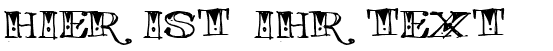 Ihre Vorschau von der Schriftart Rose Tattoo