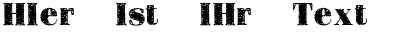 Ihre Vorschau von der Schriftart Heartquake