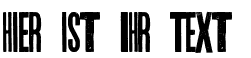 Ihre Vorschau von der Schriftart Skt and Destroy