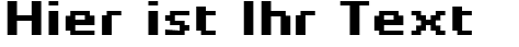 Ihre Vorschau von der Schriftart Berkelium Bitmap