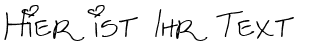 Ihre Vorschau von der Schriftart Sexy Sara