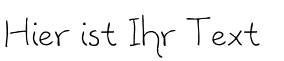 Ihre Vorschau von der Schriftart Alisha