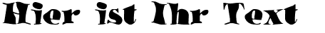 Ihre Vorschau von der Schriftart Underwater Love