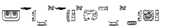 Ihre Vorschau von der Schriftart Meso America