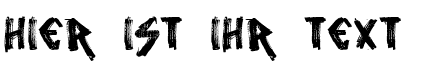Ihre Vorschau von der Schriftart Vtks Animal 2