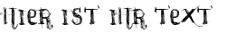 Ihre Vorschau von der Schriftart Vtks Sabado de Chuva