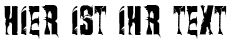 Ihre Vorschau von der Schriftart VTKS Rasurada