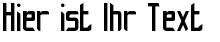 Ihre Vorschau von der Schriftart Hint Retro