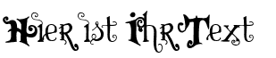 Ihre Vorschau von der Schriftart Vtks Black
