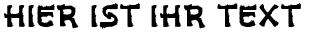 Ihre Vorschau von der Schriftart VTKS White Page