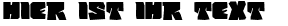 Ihre Vorschau von der Schriftart VTKS Super