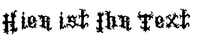 Ihre Vorschau von der Schriftart Vtks Tattoo