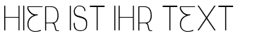 Ihre Vorschau von der Schriftart Vtks Unidade