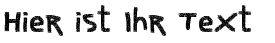 Ihre Vorschau von der Schriftart Vtks Noise