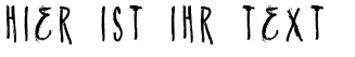 Ihre Vorschau von der Schriftart Vtks Natural