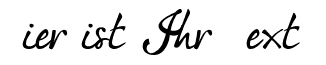 Ihre Vorschau von der Schriftart I'm fashionista!