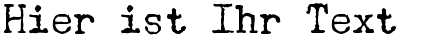 Ihre Vorschau von der Schriftart Underwood Champion