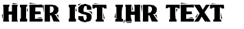 Ihre Vorschau von der Schriftart Lino Chisel