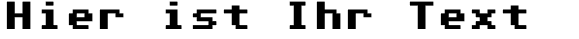 Ihre Vorschau von der Schriftart Commodore 64 Pixelized