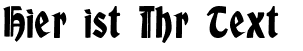 Ihre Vorschau von der Schriftart Albert Text