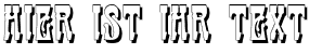 Ihre Vorschau von der Schriftart Cabaret Shadow