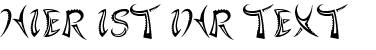 Ihre Vorschau von der Schriftart Quasari