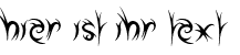 Ihre Vorschau von der Schriftart Highway to Hell