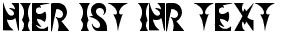 Ihre Vorschau von der Schriftart Headshop