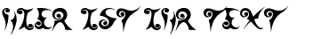 Ihre Vorschau von der Schriftart Wander Ball